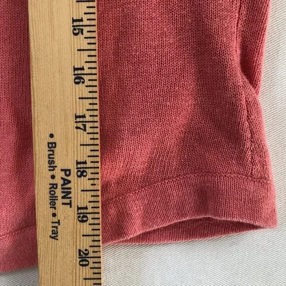 Bedford Fair Vintage Short Sleeve Cotton Sweater Large - Picture 7 of 7